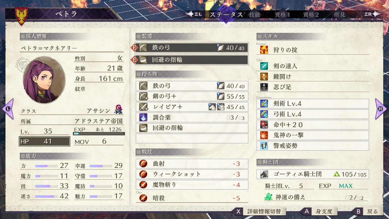 ルナ 方針結果 ペトラ